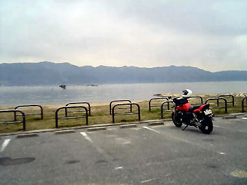 2006年4月26日、琵琶湖、湖東